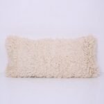 Vintage Moroccan Pillow 10.6''x 22.8" - Kilim Pillowcase - Handmade pillow cover - wool pillowcase - Berber Pillowcase - vintage pillowcase