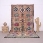 Peach Vintage Boujaad Rug 5.6 x 11 FT, Moroccan Rug